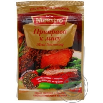 Приправа Red Hot Maestro к мясу с розмарином и чесноком 25г купить, цены на МегаМаркет - фото 2