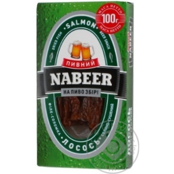 Лосось Пивной NABEER филе-соломка солено-сушеная 100г Украина купить, цены на МегаМаркет - фото 4