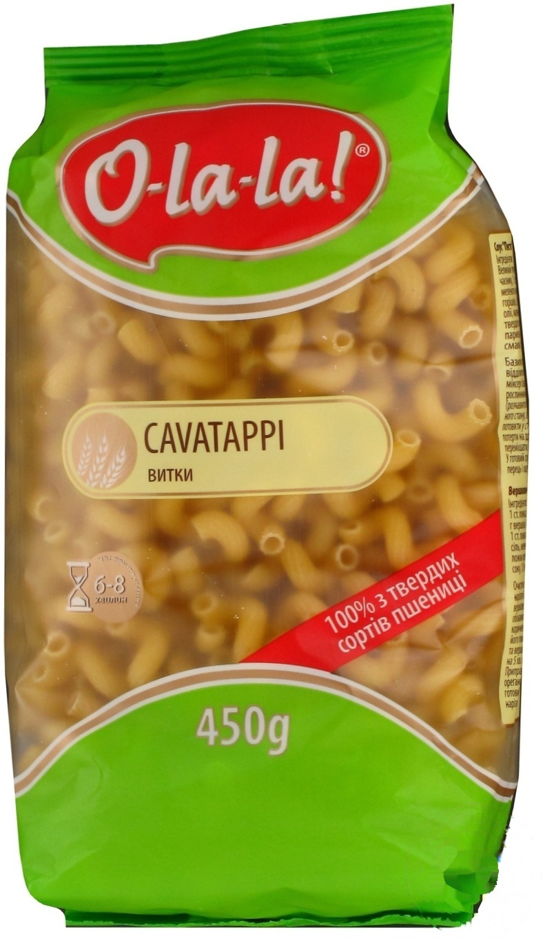 

Макароны O-la-la! Cavatappi 450г