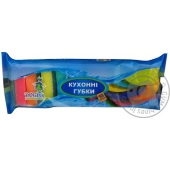 sponge dobra gospodarochka for washing dishes 10pcs universal Ukraine - buy, prices for - photo 7