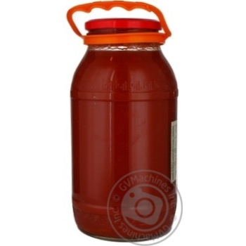 Sterilized nectar with pulp Vladam tomato with salt glass jar 1850ml Ukraine - buy, prices for NOVUS - photo 6