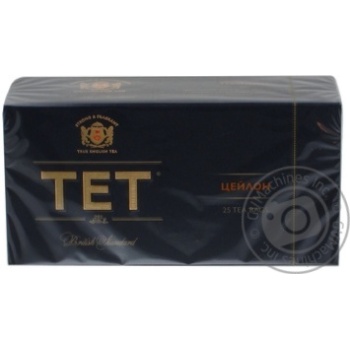 Tea Tet Standard black 25pcs 50g cardboard box Ukraine - buy, prices for NOVUS - photo 3