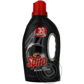 Гель для прання Spiro Black&Dark 1л купить, цены на МегаМаркет - фото 1