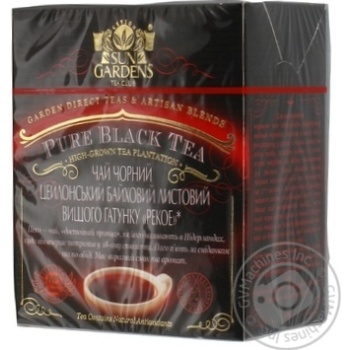 Black pekoe tea Sun Gardens Sunshine Pekoe 100g Ukraine - buy, prices for MegaMarket - photo 3