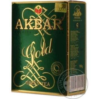 Tea Akbar green loose 100g cardboard packaging - buy, prices for MegaMarket - photo 4