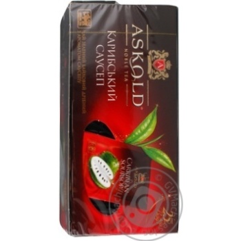 Green pekoe tea Askold Caribbean Sour sop small leaf 25x2g Sri Lanka - buy, prices for - photo 8