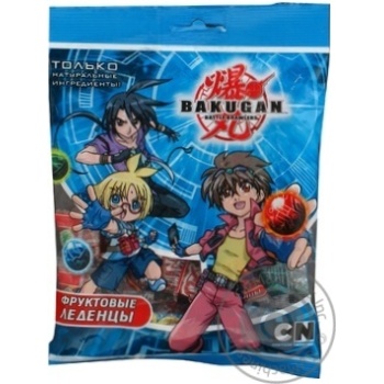 Льодяники Bakugan фруктові в пакеті 75г - купити, ціни на - фото 3