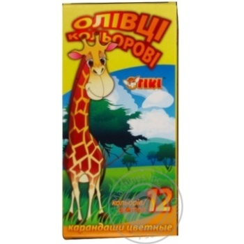 Олівці кольорові 12 кол. економ ТК-51608 х12 купити, ціни на МегаМаркет - фото 2