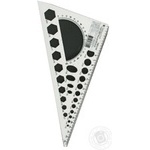 Лінійка Navigator трикутник 25см Art.72011-NV х6