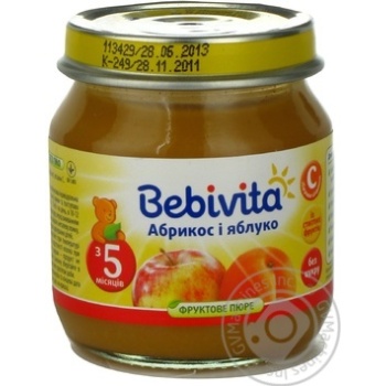 Пюре фруктовое Бебивита Абрикос-Яблоко без сахара с витамином С для детей с 5 месяцев стеклянная банка 100г Россия купить, цены на МегаМаркет - фото 7
