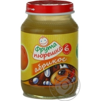 Puree Fruta Pureshka Apricot for 6+ month old babies glass jar 190g Czech Republic - buy, prices for NOVUS - photo 7