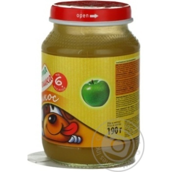 Puree Fruta Pureshka Apricot for 6+ month old babies glass jar 190g Czech Republic - buy, prices for NOVUS - photo 4