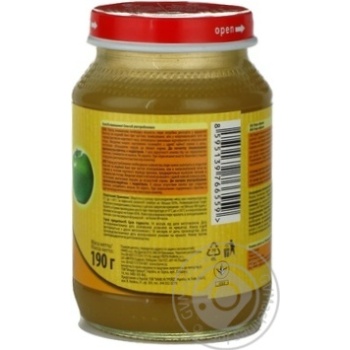 Puree Fruta Pureshka Apricot for 6+ month old babies glass jar 190g Czech Republic - buy, prices for NOVUS - photo 2