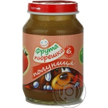 Puree Fruta Pureshka Strawberry for 6+ month old babies glass jar 190g Czech Republic - buy, prices for - photo 11