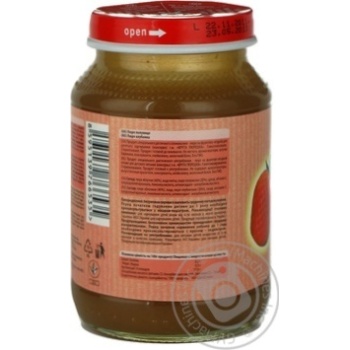 Puree Fruta Pureshka Strawberry for 6+ month old babies glass jar 190g Czech Republic - buy, prices for - photo 12