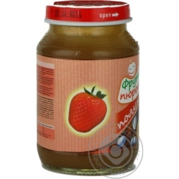 Puree Fruta Pureshka Strawberry for 6+ month old babies glass jar 190g Czech Republic - buy, prices for - photo 9