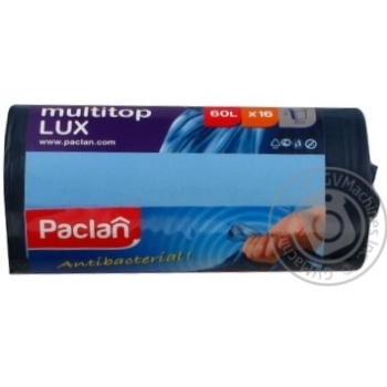 Пакети д/сміття Placan Multi Top 60л 16шт х20 купити, ціни на МегаМаркет - фото 4