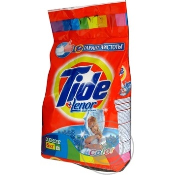 Пральний порошок Tide Color Lenor Touch of Scent автомат 6000г - купити, ціни на - фото 2