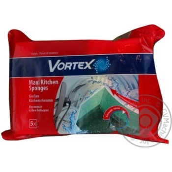 Sponge Vortex for washing 5pcs big - buy, prices for MegaMarket - photo 1