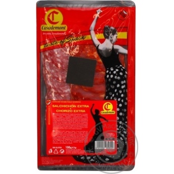 Casademont pork raw smoked sausage 100g - buy, prices for MegaMarket - photo 1