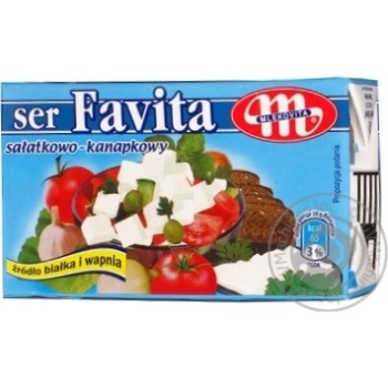 Mlekovita Favita soft cheese feta 45% 270g - buy, prices for MegaMarket - photo 1