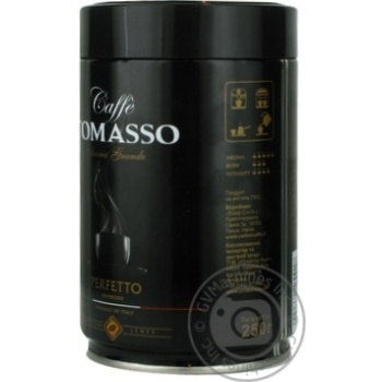 Ground roasted coffee Caffe Tomasso Perfetto 250g Italy - buy, prices for NOVUS - photo 6