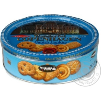 Cookies Jacobsens bakery 340g can Denmark - buy, prices for NOVUS - photo 4