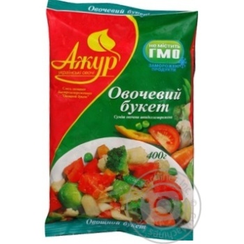Смесь Ажур Овощной букет замороженная 400г Украина купить, цены на МегаМаркет - фото 2