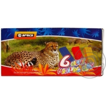 Plasticine Economix Africa 6colors 120g - buy, prices for MegaMarket - photo 3