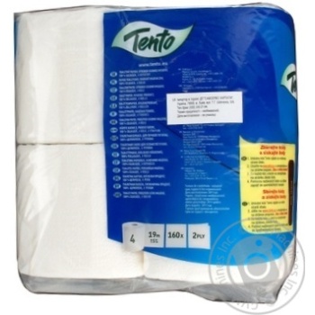 Toilet paper Tento white 4pcs - buy, prices for MegaMarket - photo 2