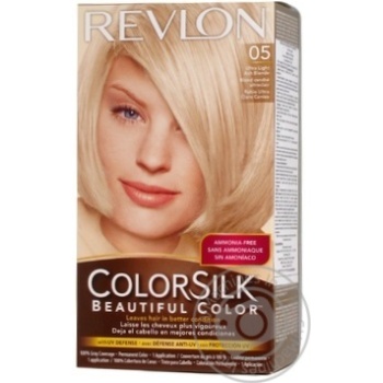 Фарба для волосся Revlon ColorSilk 05 Ультра-світлий попелястий блондин 11А - купити, ціни на - фото 1