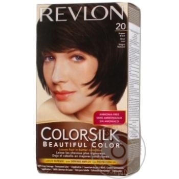 Фарба для волосся Revlon ColorSilk 20 Каштаново-чорний 2N