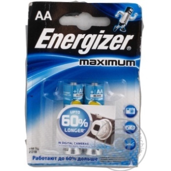 Батарейка зарядна Energizer Maximum AА lr6 Fsb2 - купить, цены на - фото 2