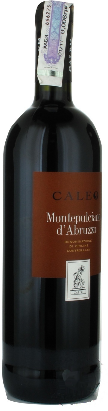 

Вино Caleo Montepulciano D'abruzzo красное сухое 0,75л