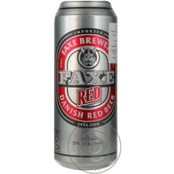 Malt beer Faxe Red can 5%alc 500ml Denmark - buy, prices for NOVUS - photo 2