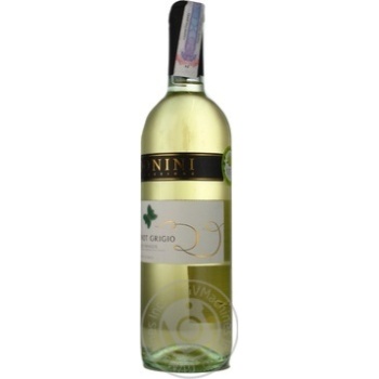 Wine pinot grigio Donini white dry 12% 750ml glass bottle Italy - buy, prices for MegaMarket - photo 5