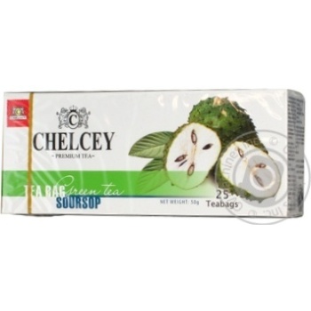 Green pekoe tea Chelcey Soursop 25x2g teabags Sri Lanka - buy, prices for NOVUS - photo 2