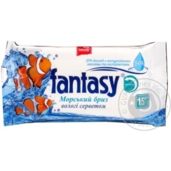 wet wipes fantasy sea ​​breeze 15pcs