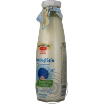 Sour milk drink Voloshkove pole Acidophilus 2.5% 750g Ukraine - buy, prices for NOVUS - photo 6