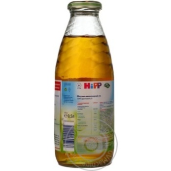 Juice Hipp apple-grapes sugar-free for 4+ months babies 500ml glass bottle Hungary - buy, prices for - photo 10