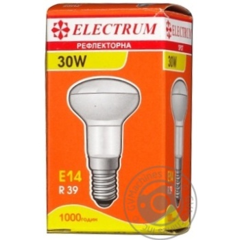 Bulb Electrum e14:е14 30w 1000hours 240v - buy, prices for MegaMarket - photo 5