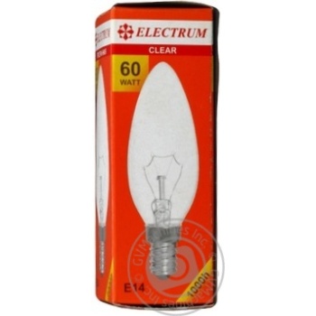 Лампочка ELECTRUM св проз. Е14 60W купити, ціни на МегаМаркет - фото 2