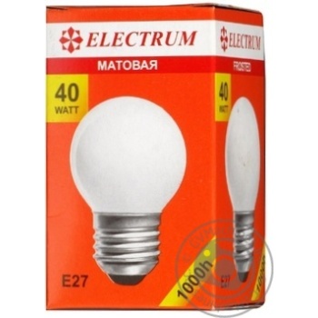 Electrum Spherical Matte Lamp E27 40W A-IB-0033 - buy, prices for - photo 3