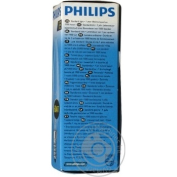 Лампа Philips B35 свічка прозора 60w Е14 CL - купить, цены на NOVUS - фото 2