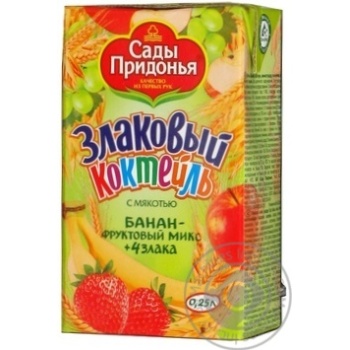 cocktail sady pridonia fruit cereals from 1 year 250ml tetra pak Ukraine - buy, prices for - photo 8