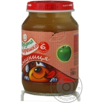 Puree Fruta Pureshka Strawberry for 6+ month old babies glass jar 190g Czech Republic - buy, prices for - photo 18