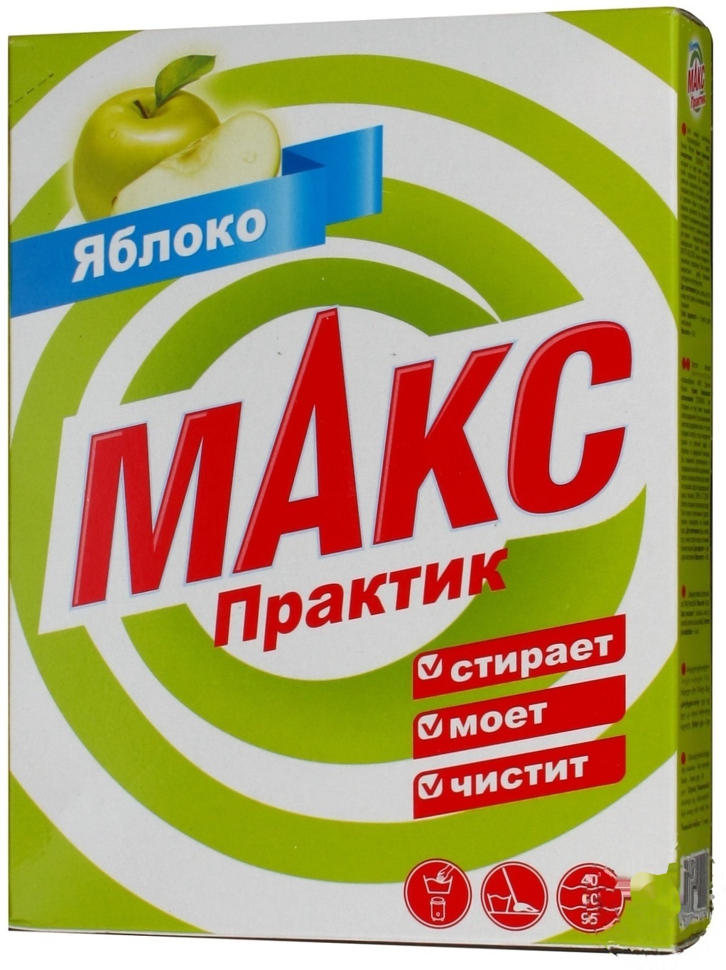 

Порошок стиральный Макс яблоко практик 350г