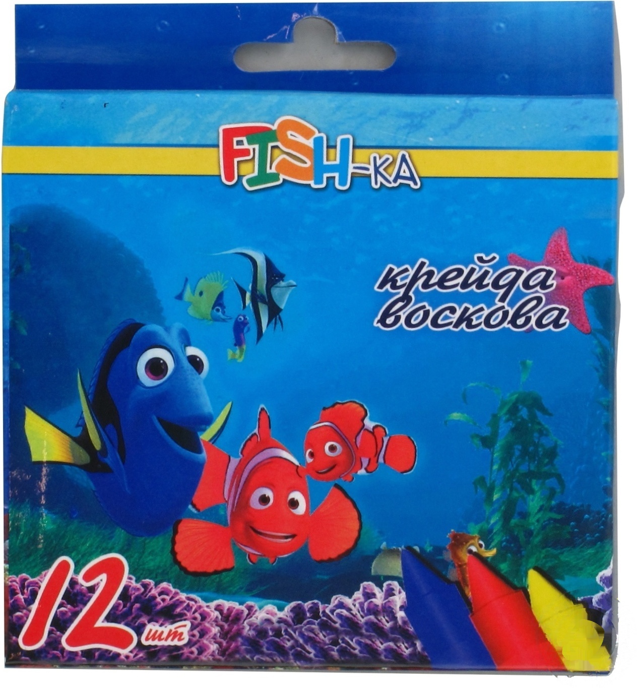 

Мел восковый Economix 12 цветов