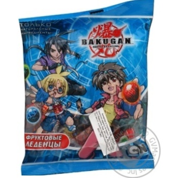 Льодяники Bakugan фруктові в пакеті 75г - купити, ціни на - фото 6