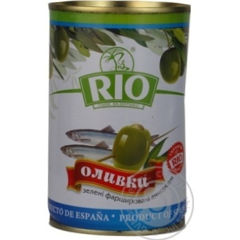 olive Rio green canned 300g can Spain - buy, prices for NOVUS - photo 1